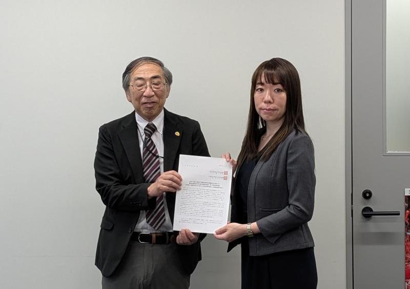北原広島県健康福祉局長へ要望書を提出